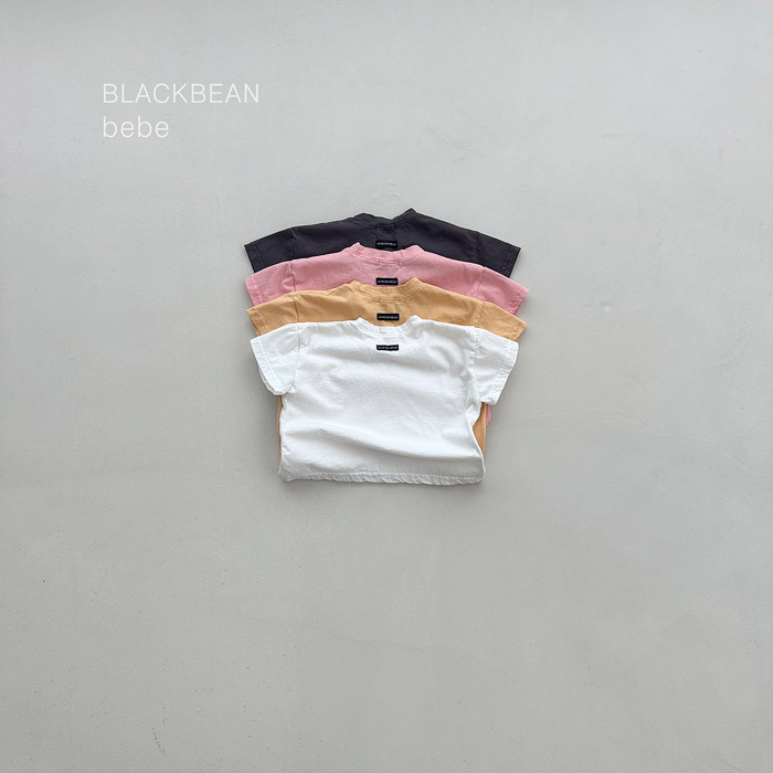 正韓夏BLACKBEAN 嫩嬰/小童四色簡約上衣