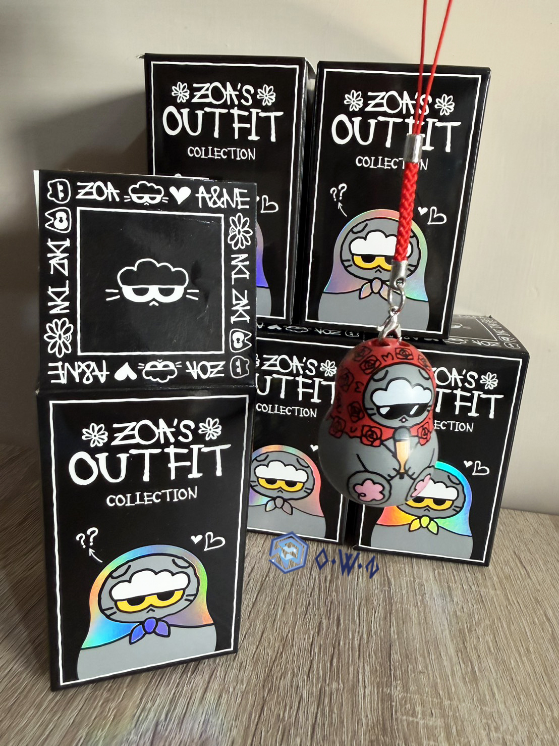 【OWN】Zo&Friend 週邊 俄羅斯 吊飾 鑰匙圈 盲盒 收藏 配件 共8款 隨機 ZOA貓貓 GD 權志龍 G Dragon