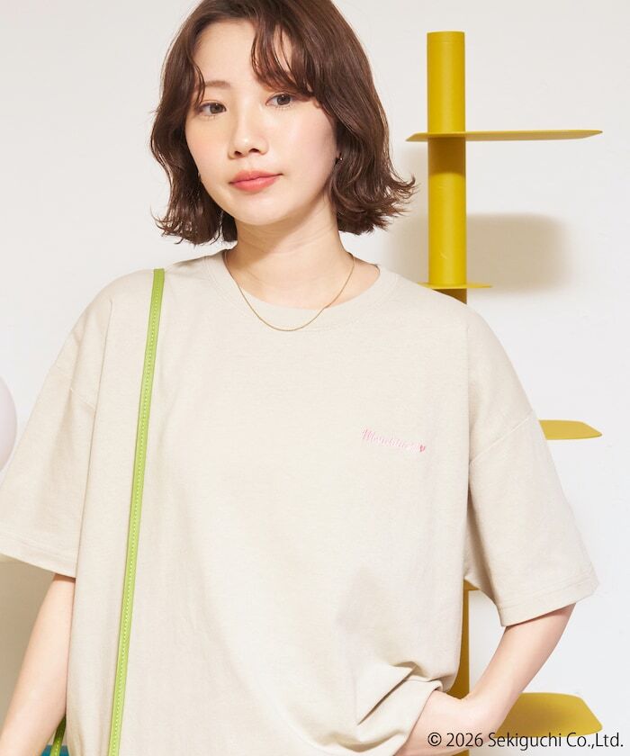 🇯🇵 FREAK'S STORE X MONCHHICHI 夢奇奇 蒙奇奇 聯名款 九宮格拍貼 印花 落肩 短T 短袖 / 預購