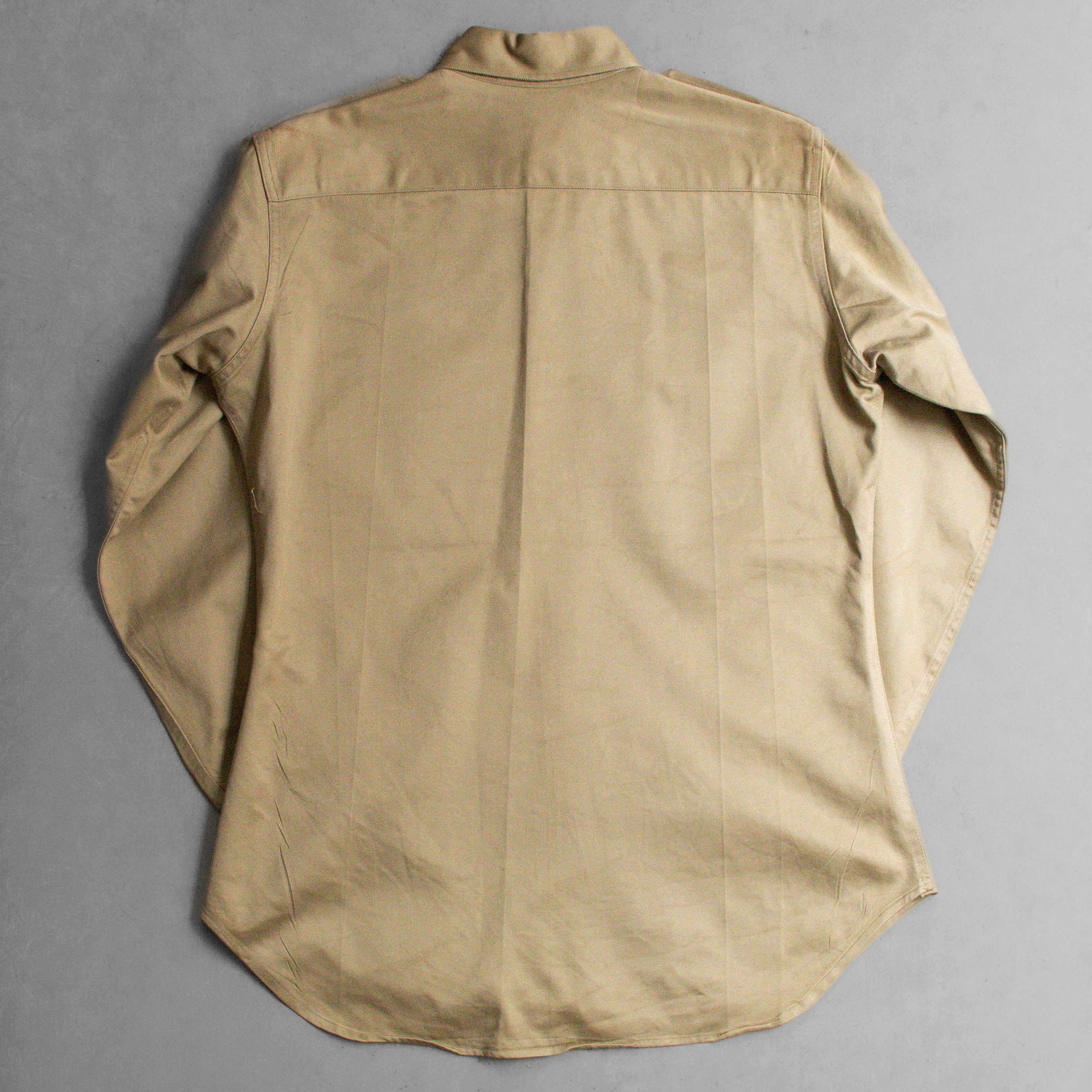 50-60S US ARMY CHINO SHIRT 美軍 卡其 制服 長袖 軍襯衫 E