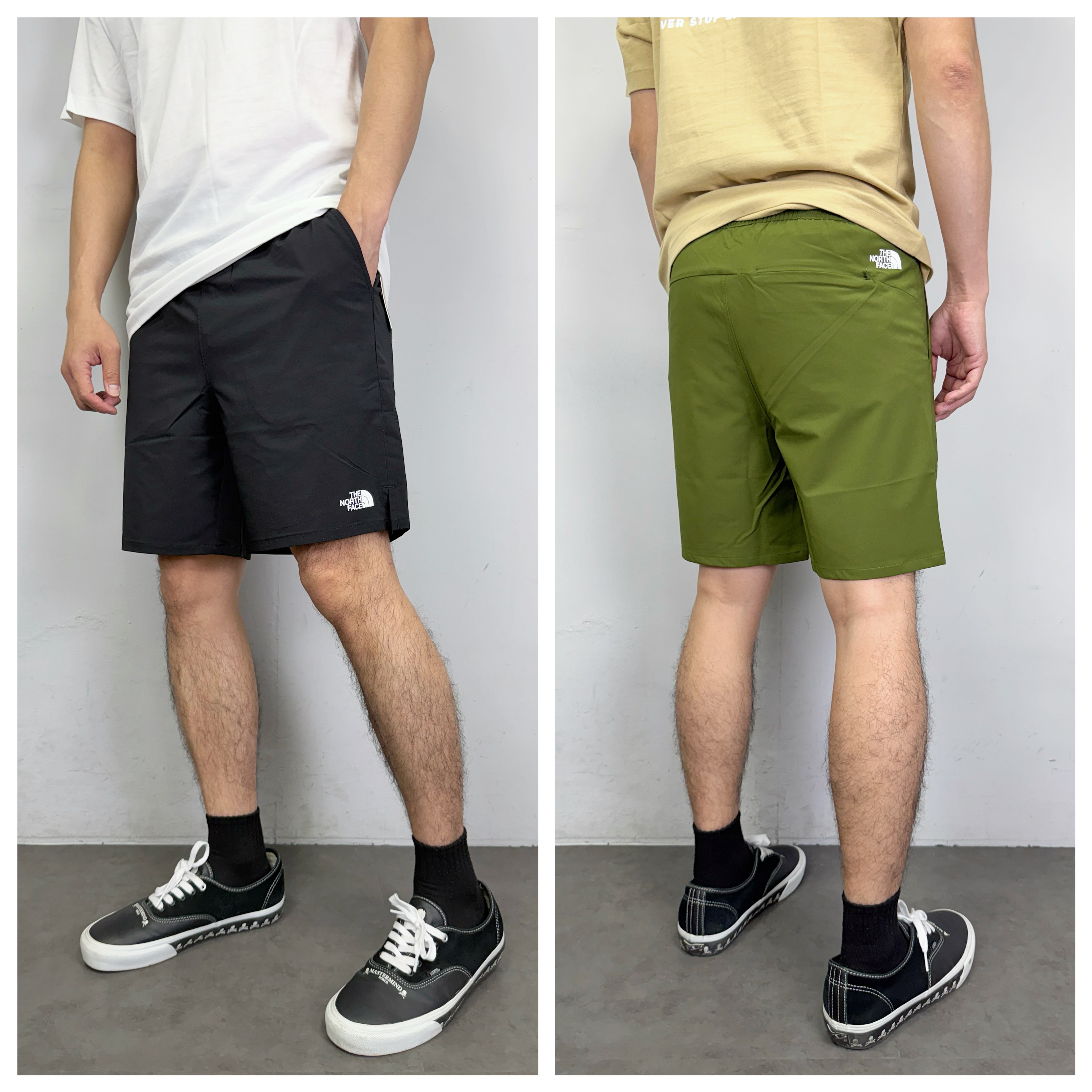 The North Face 北臉 背後拉鍊口袋 防潑水 透氣 彈性 短褲