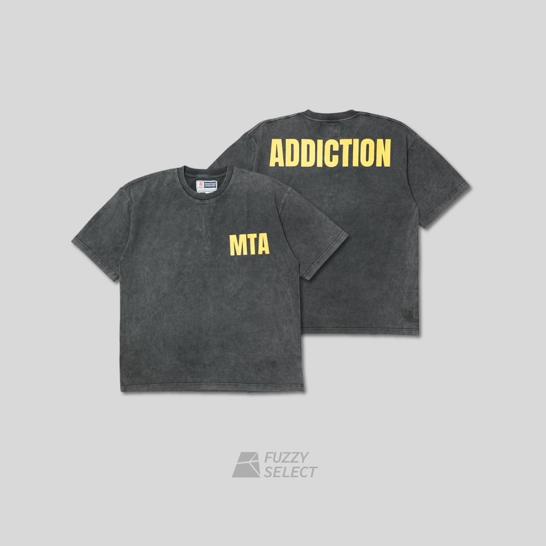 【逢甲FUZZY】MTA Logo Washed Tee Black 短袖 水洗 黑色 MT25T003-BK