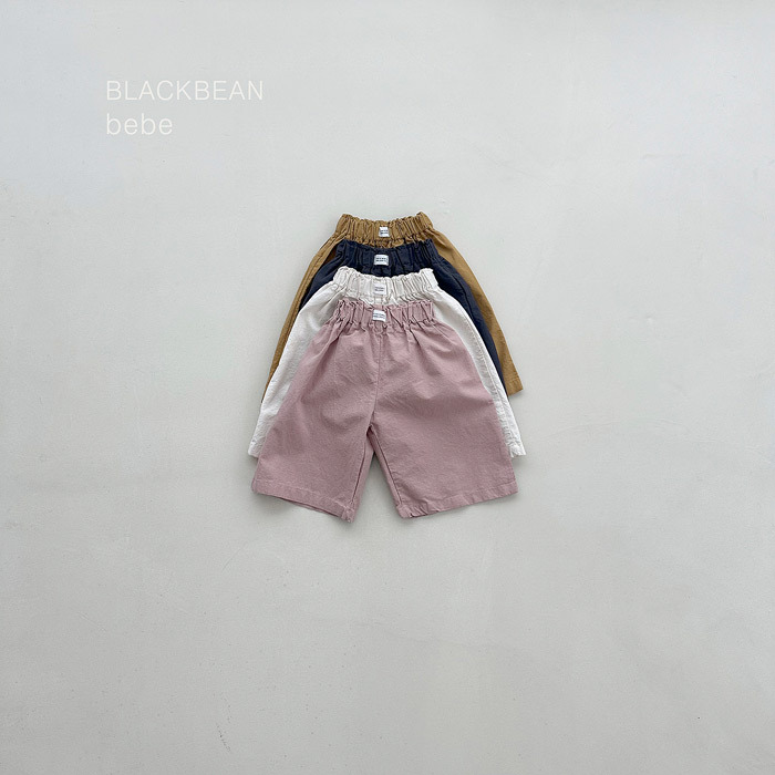 正韓夏BLACKBEAN 嫩嬰/小童四色薄款直筒褲