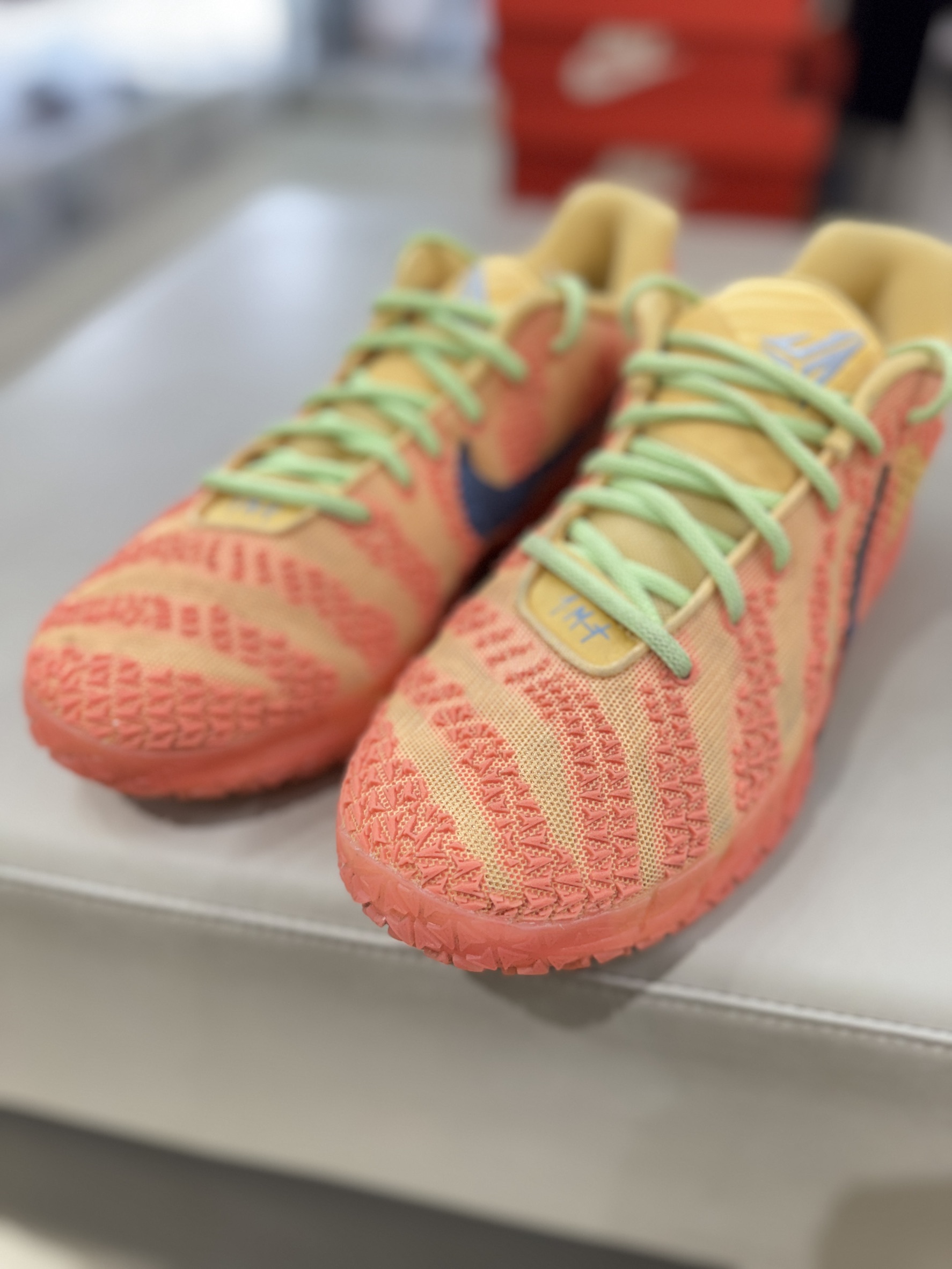 [ 二手US10/28CM ] 男鞋 NIKE JA 3 'Daybreak' 橘色 籃球鞋 莫蘭特 實戰 籃球鞋【HF2794-201】