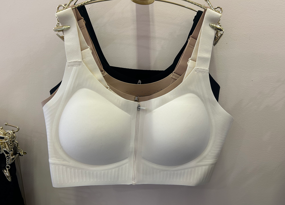 B01 DWN2537 訂製款立體前開拉鏈調節肩帶背心內衣 $188/1