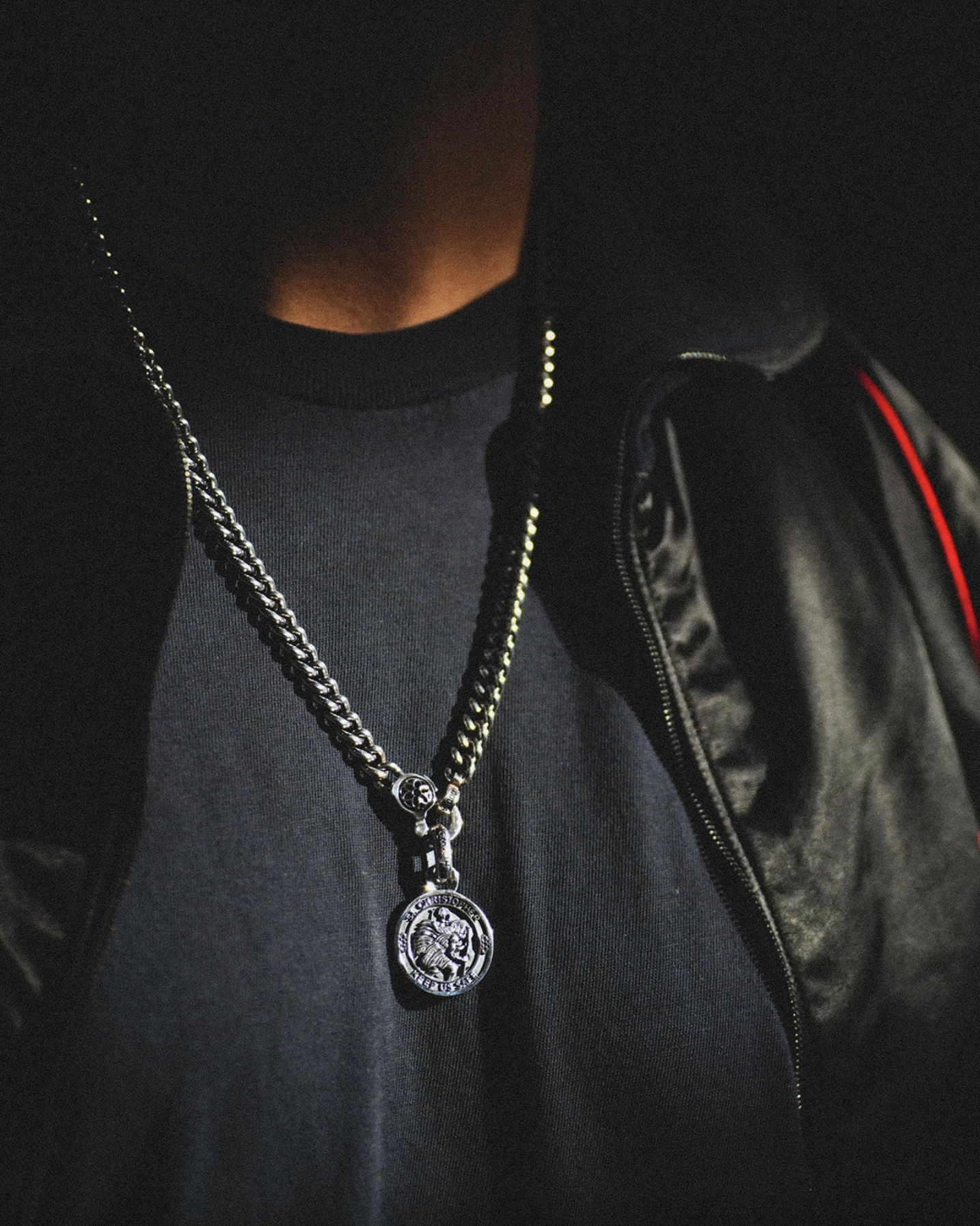 CURB CHAIN NECKLACE - A (#4)