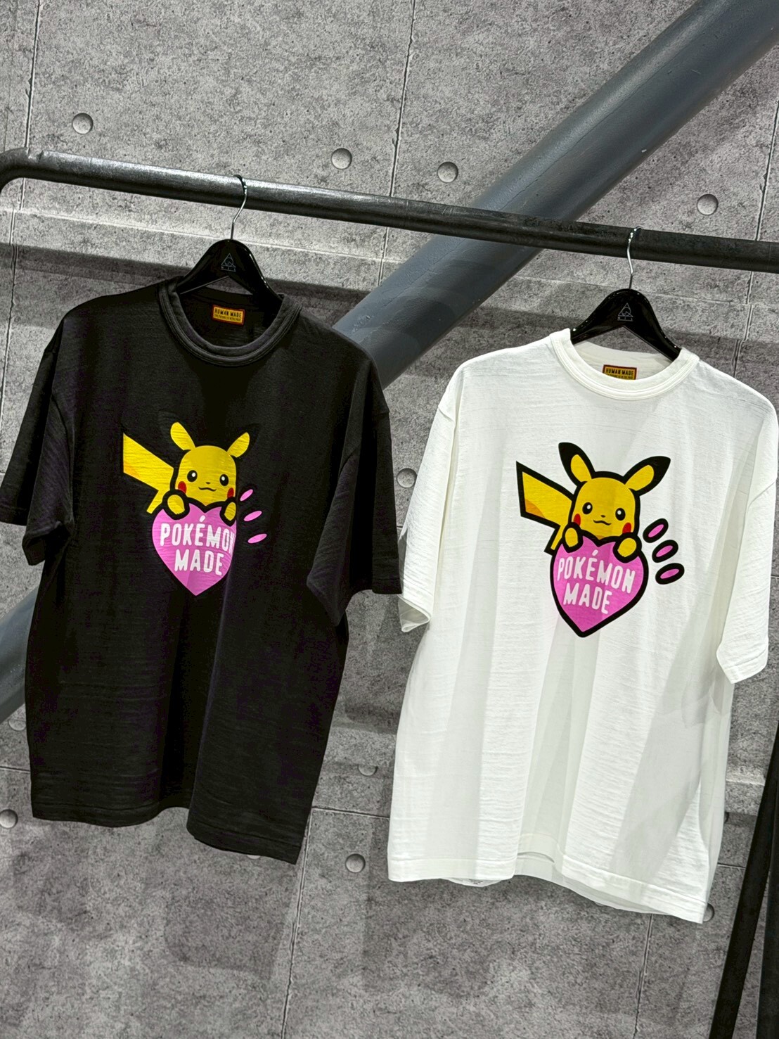 HUMAN MADE x Pokémon 限量聯名款 皮卡丘愛心Logo 短袖 T