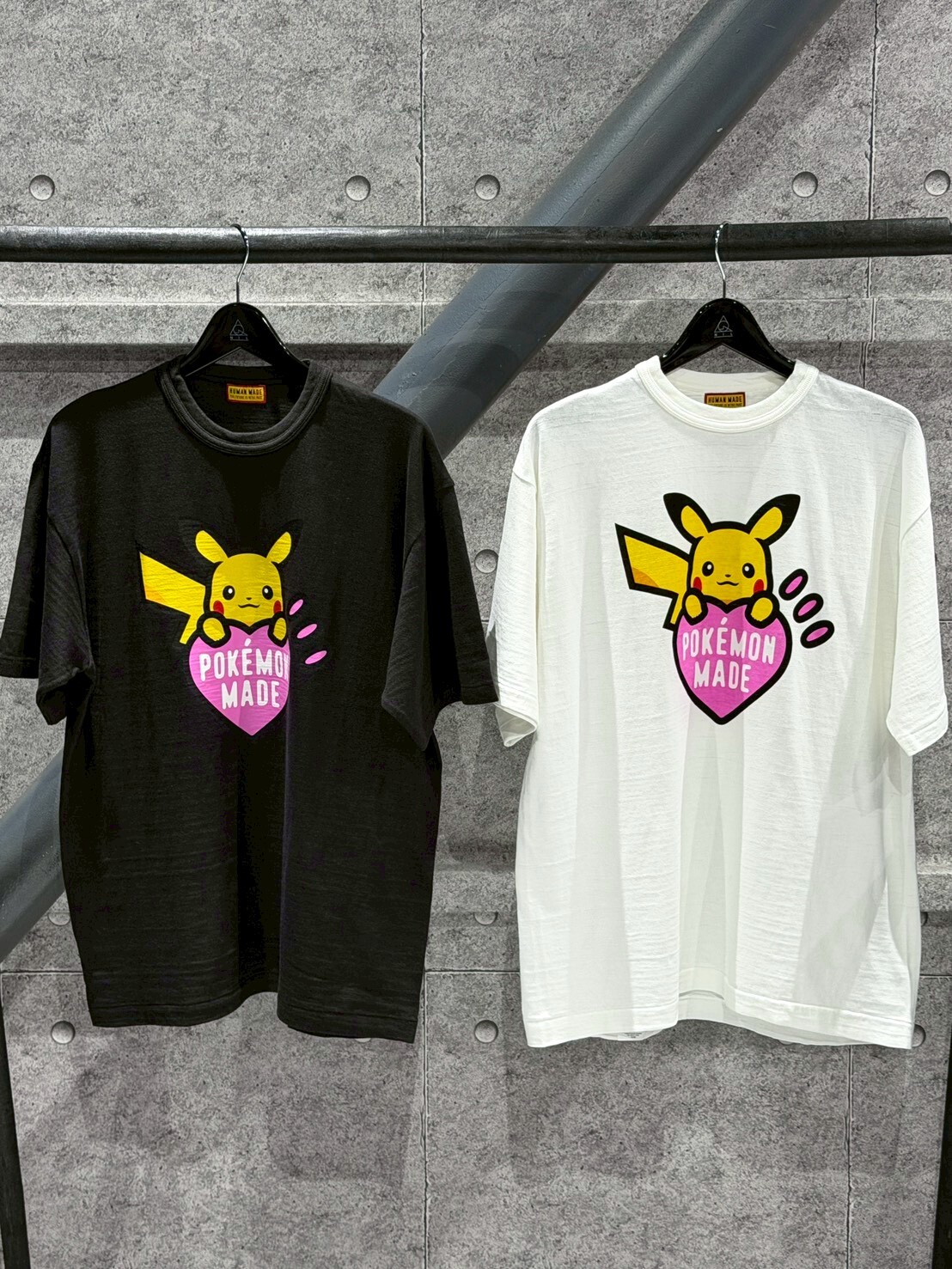 HUMAN MADE x Pokémon 限量聯名款 皮卡丘愛心Logo 短袖 T