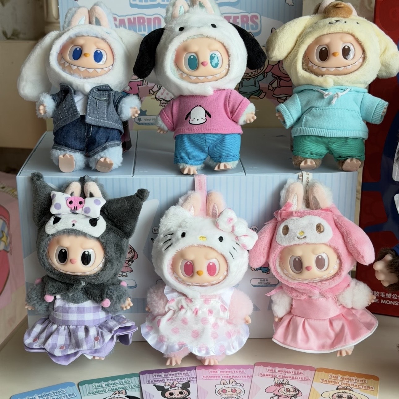 POPMART 泡泡瑪特 x 三麗鷗家族 THE MONSTERS x SANRIO 奇妙美夢 盲盒