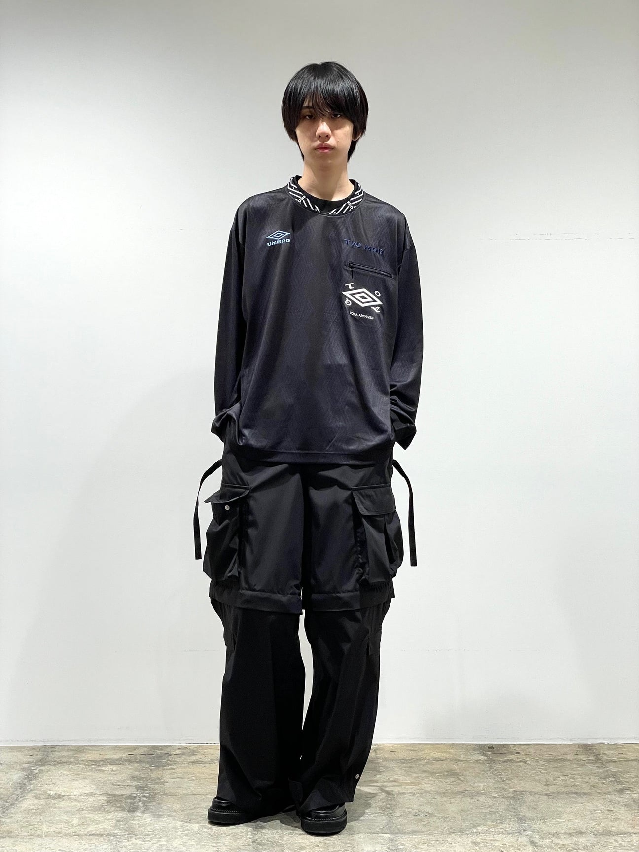 TOGA×UMBRO / Game shirt L/S UMBRO SP