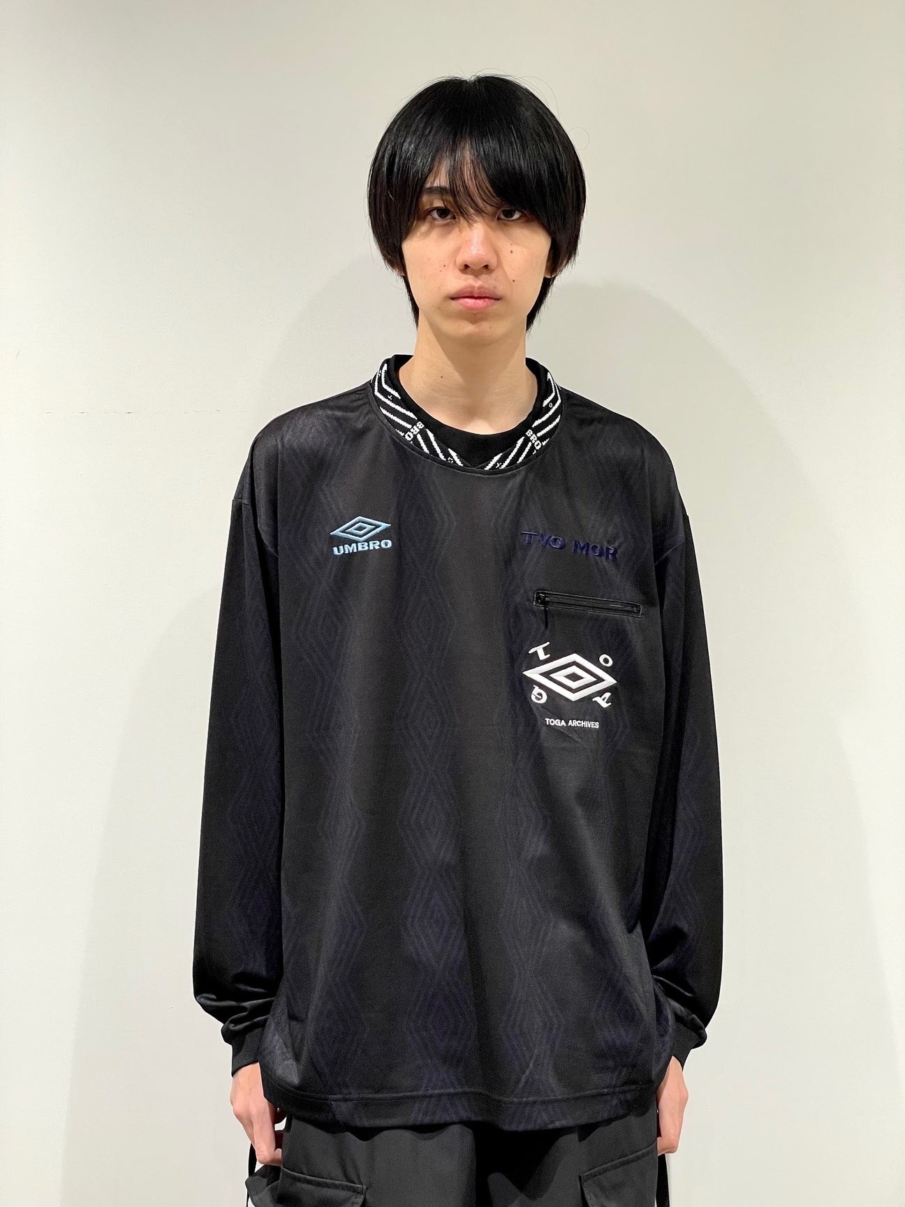 TOGA×UMBRO / Game shirt L/S UMBRO SP