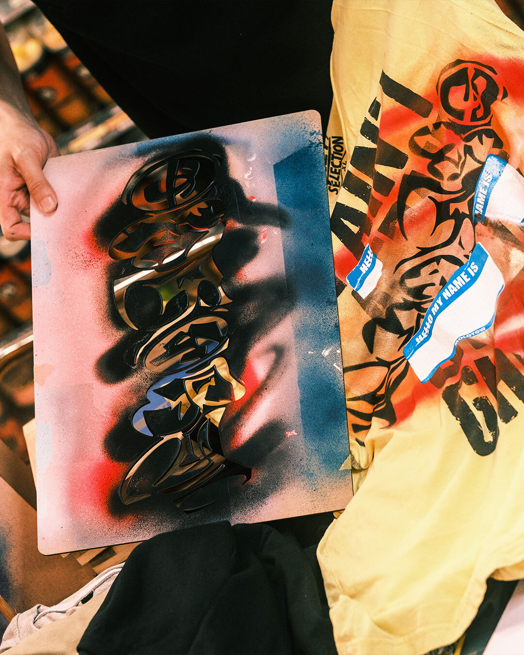 【Spray or Cry 破漆褲少年 第二彈】頌君 × MOLOTOW 噴漆模板 × 絹印工作坊