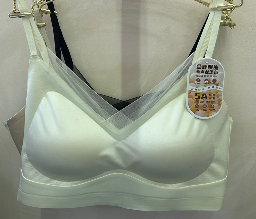 B09 KK5606 訂製款緞面法式短款美背內衣 $158/1