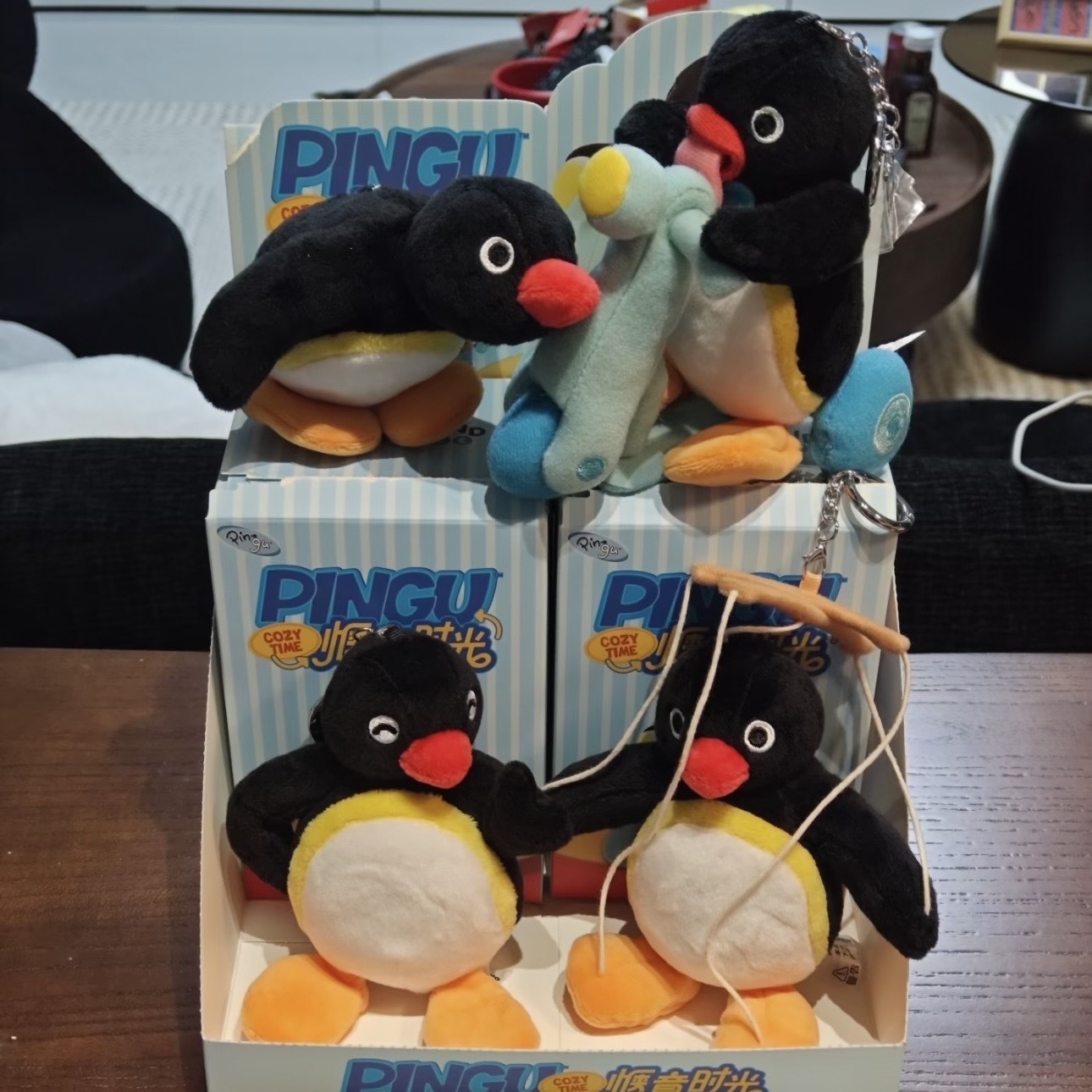 PINGU 企鵝家族 愜意時光 盲盒 吊飾 絨毛