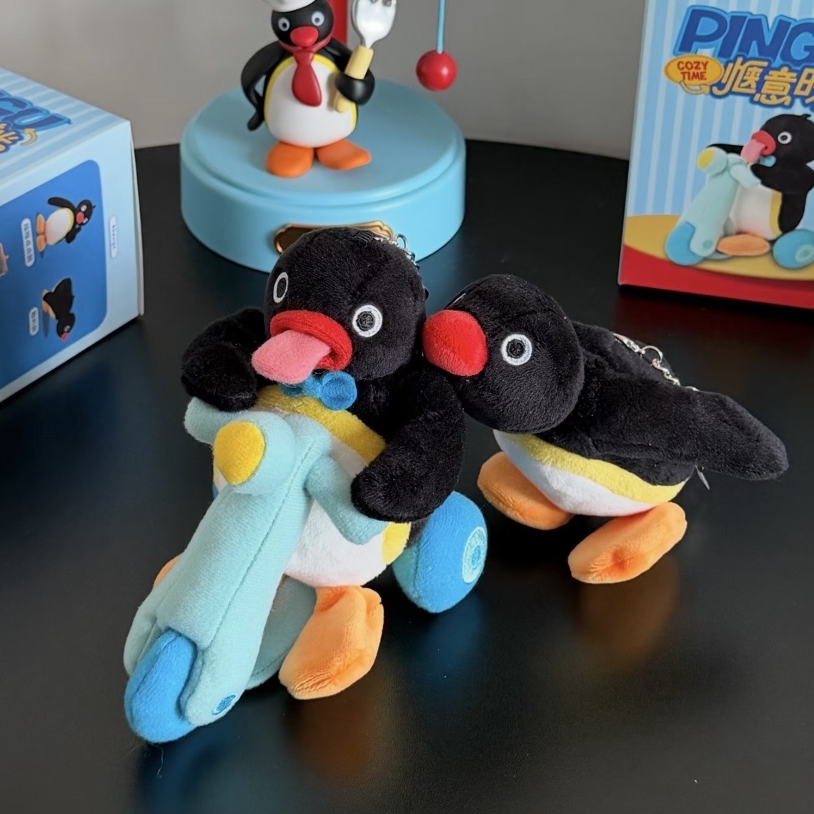 PINGU 企鵝家族 愜意時光 盲盒 吊飾 絨毛