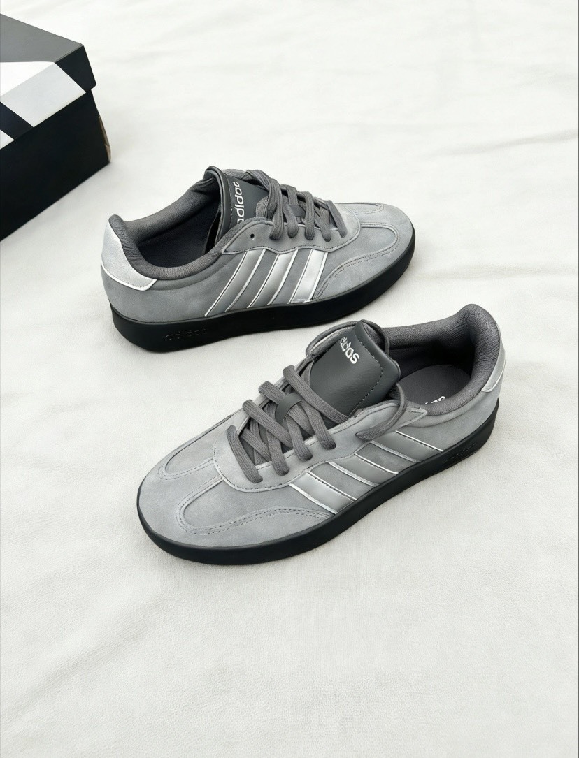 ADIDAS BARREDA 煙灰 炭灰 德訓鞋 男女鞋 KH6999
