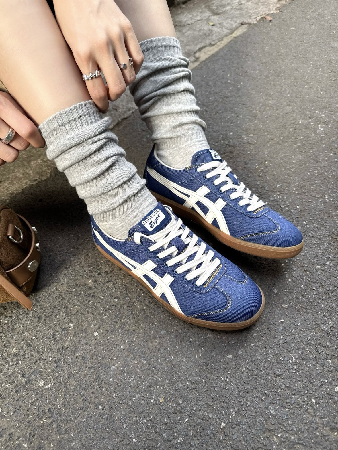 Onitsuka Tiger TOKUTEN 鬼塚虎 牛仔藍 男女鞋