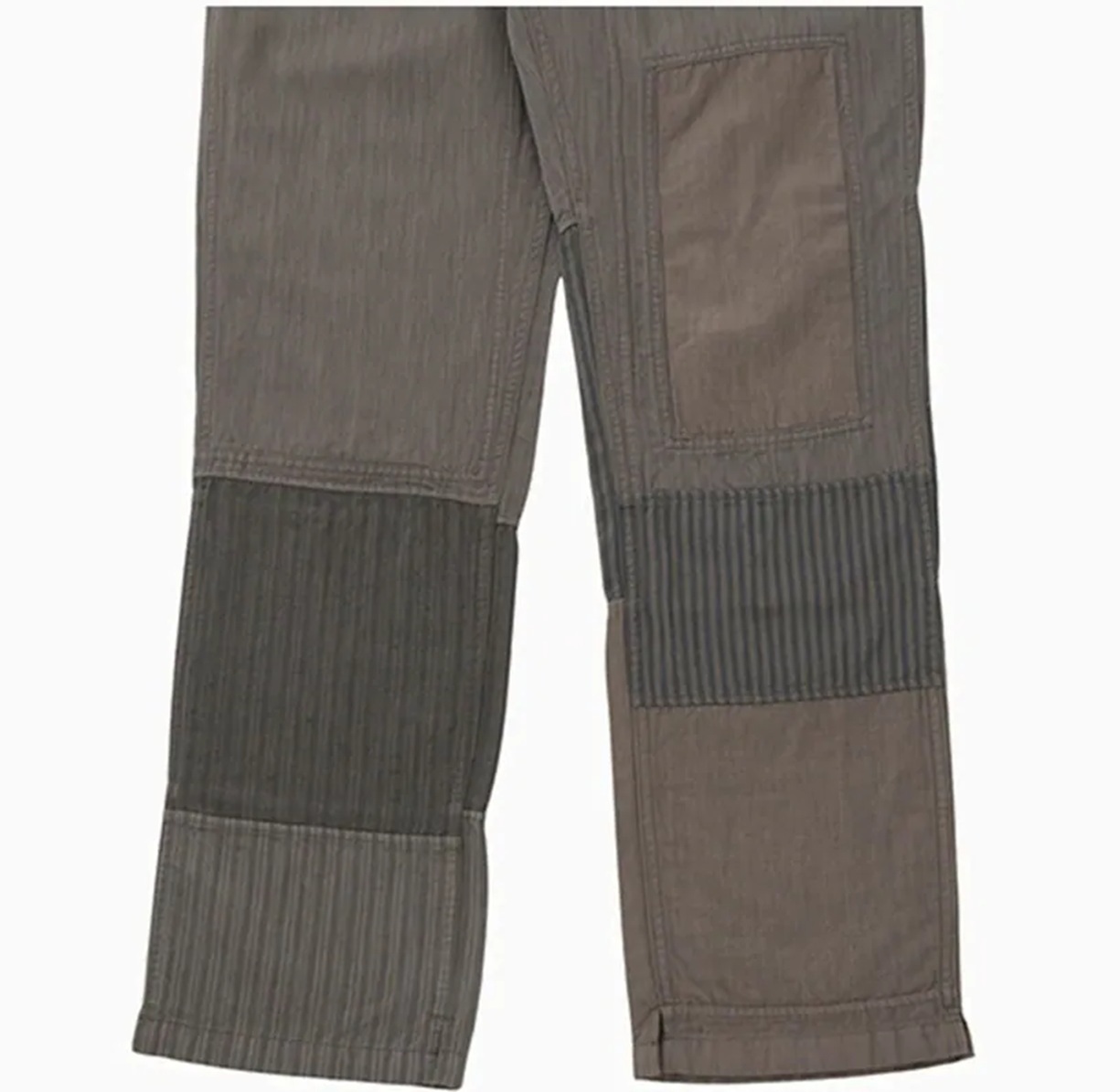 LAST PCS: VISVIM BRICOLAGE PANTS PATCHWORK - GREY SIZE 5 PRE ORDER ITEM (預訂中)