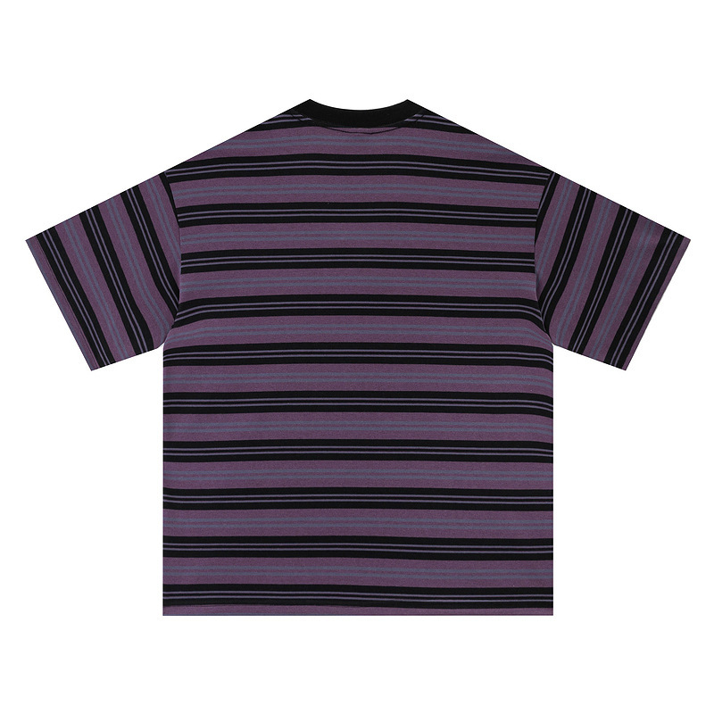 Naomi Rhythm 紫調條紋TEE