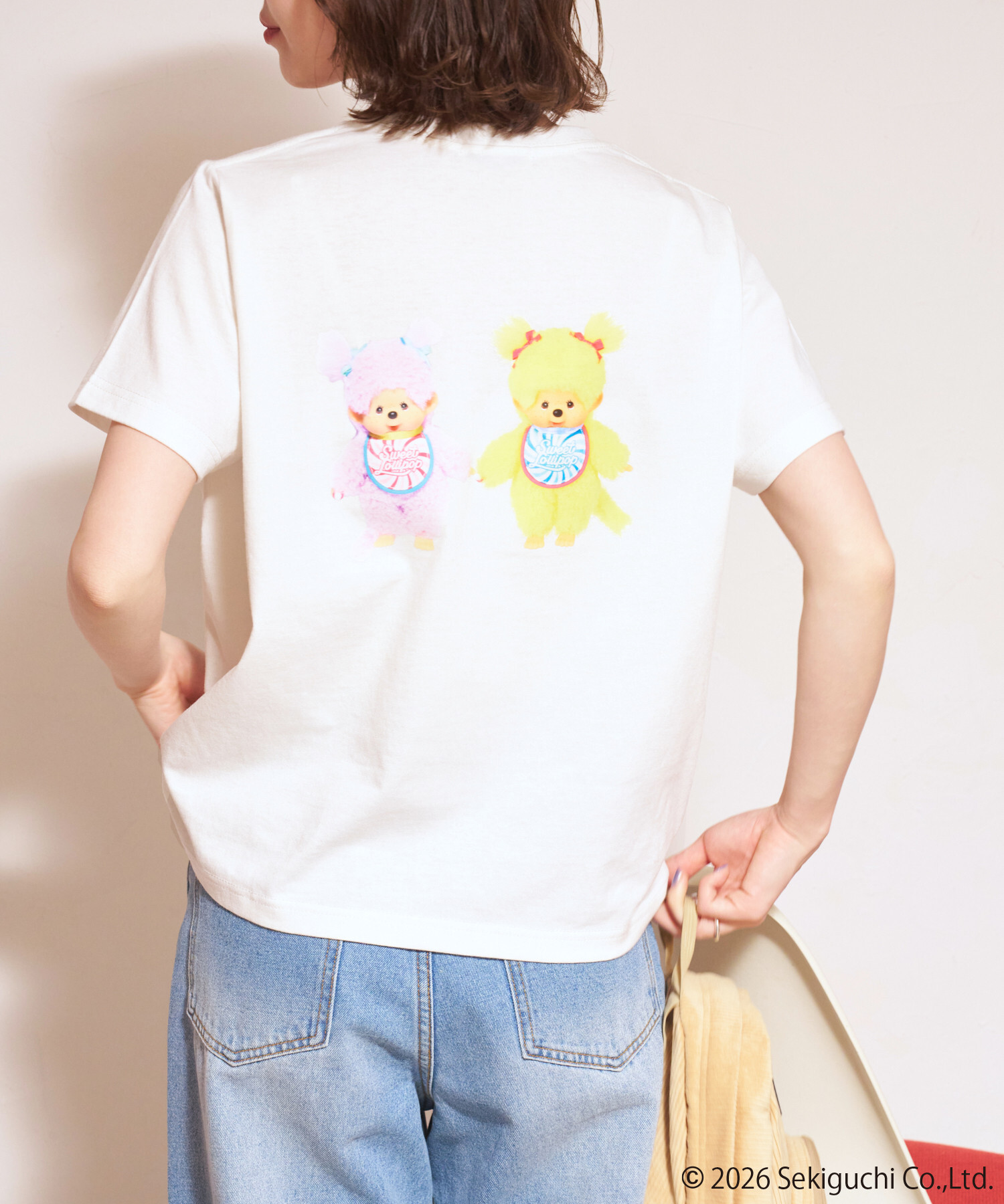 🇯🇵 FREAK'S STORE X MONCHHICHI 夢奇奇 蒙奇奇 聯名款 甜心棒棒糖 落肩 短T 短袖 / 預購