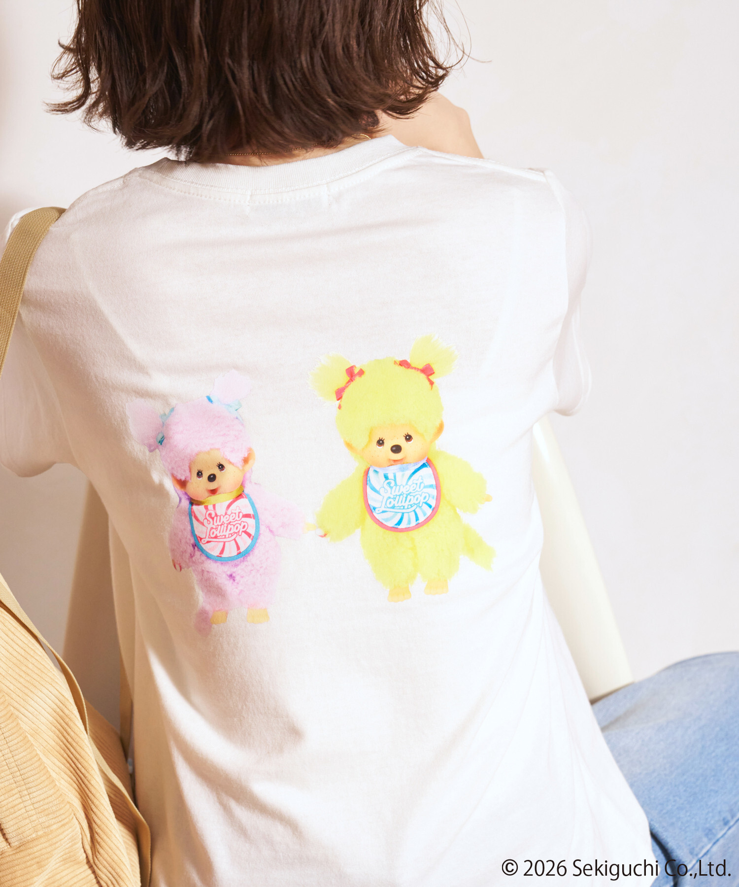 🇯🇵 FREAK'S STORE X MONCHHICHI 夢奇奇 蒙奇奇 聯名款 甜心棒棒糖 落肩 短T 短袖 / 預購