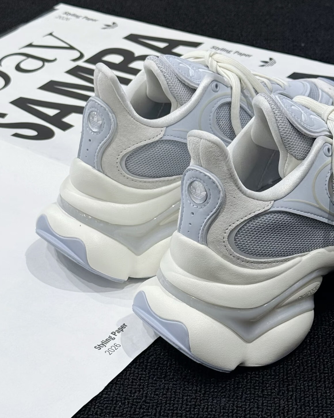 <新色登場!!>Adidas Originals Ozvenuz 增高 復古 厚底 老爹鞋 寶寶藍