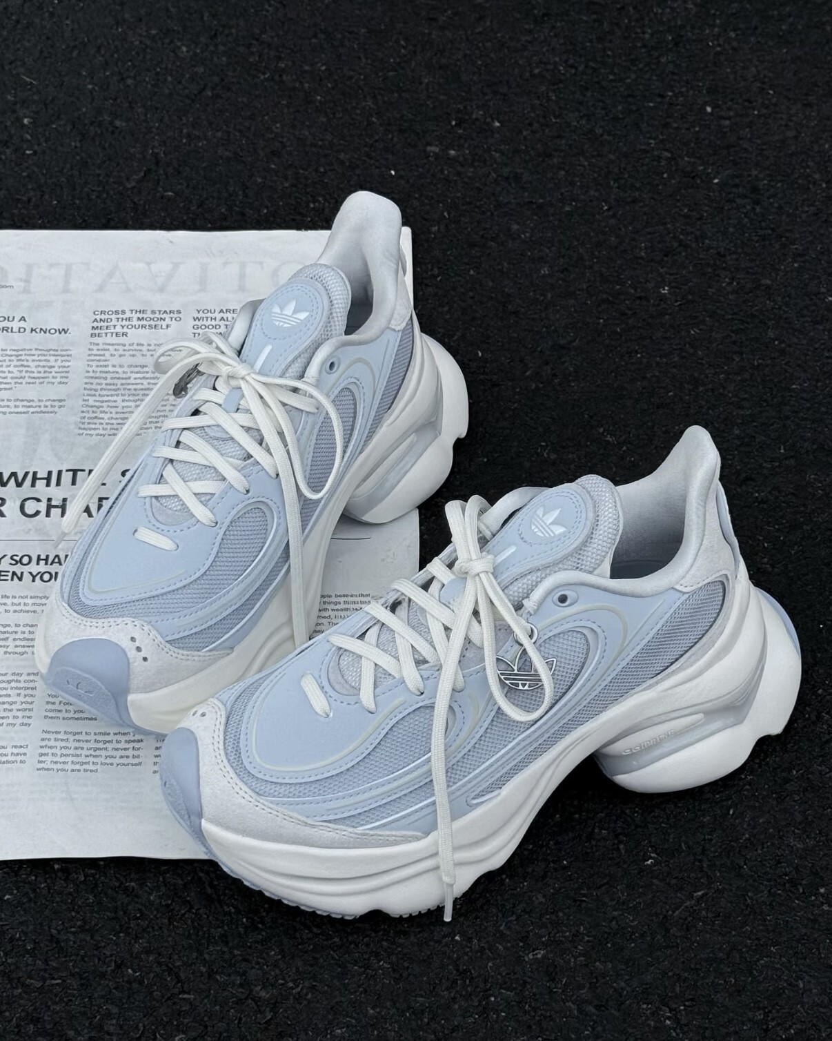 <新色登場!!>Adidas Originals Ozvenuz 增高 復古 厚底 老爹鞋 寶寶藍