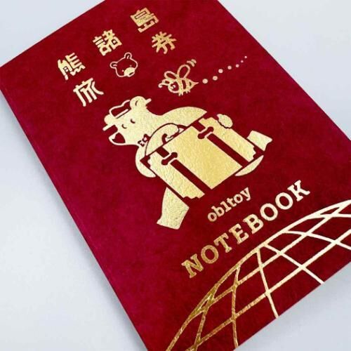『ROKKAKU x Obi-Wan』 壓箔筆記本（護照式）EARTH TOURS