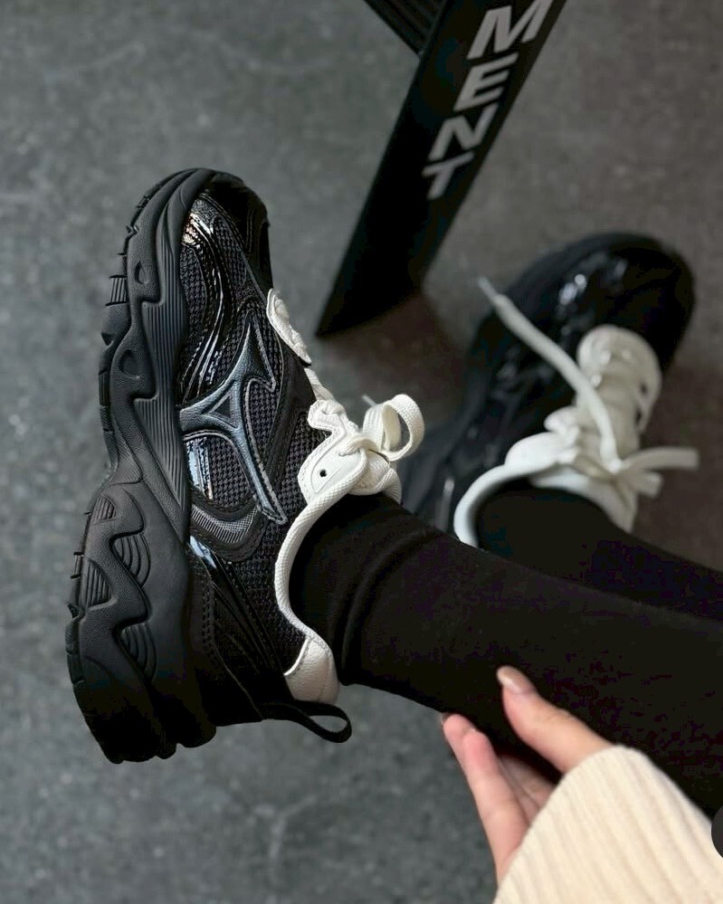 Mizuno Trainer 2K V2 復古 撞色 厚底 黑白