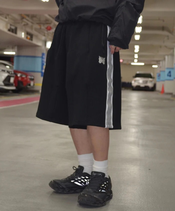 現貨|Needles H.D. Track Short - Cotton Jersey BLACK