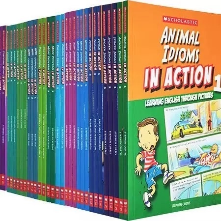 Scholastic In Action Words/Idioms/Confusing Words 45 bookset