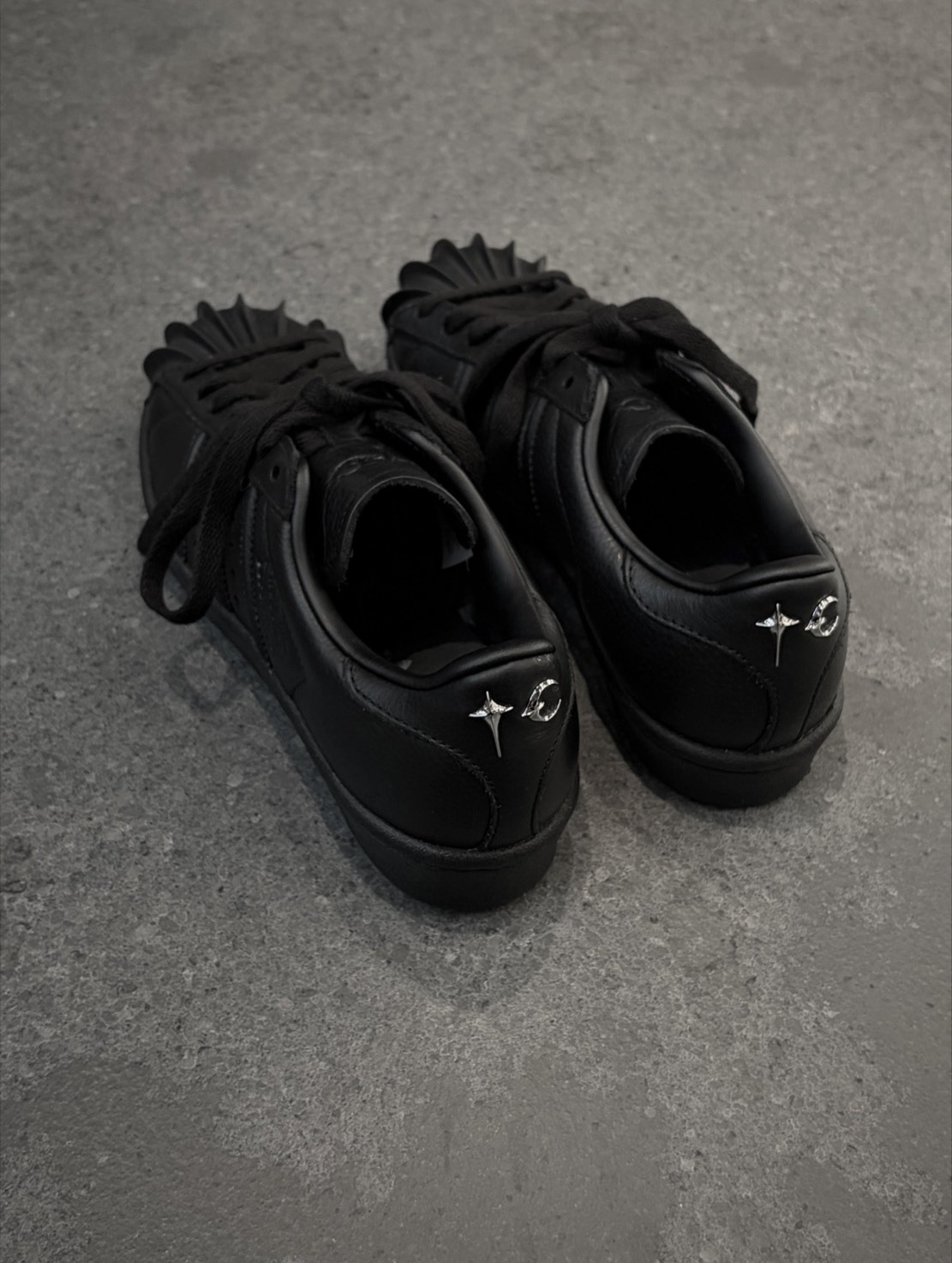 Adidas x Thug Club Superstar Vintage Black 聯名款 全黑 黑色 貝殼鞋 KI0824