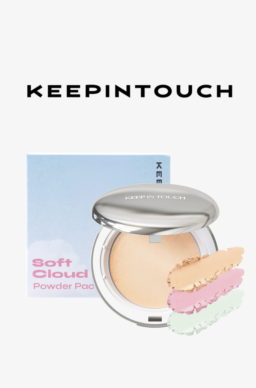 【 3/30收單 】Keep in Touch 雲朵柔焦定妝蜜粉餅 韓國
