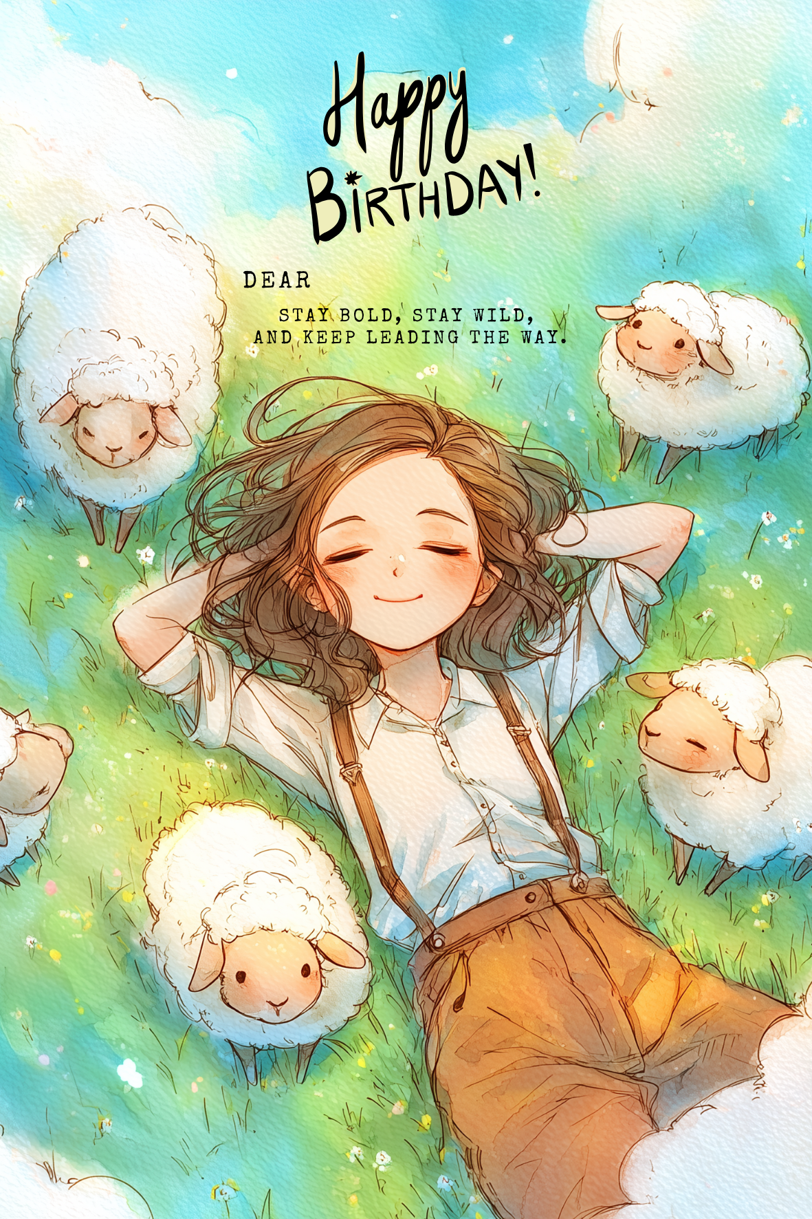 白羊座生日卡（請於結帳頁加購）