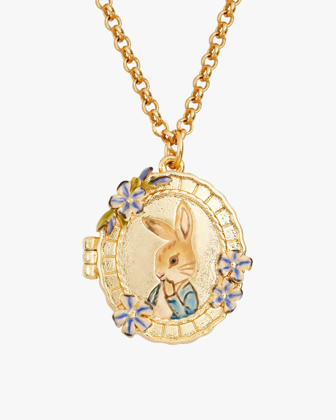 英國代購-The Fable England x Peter Rabbit Cameo Locket Necklace