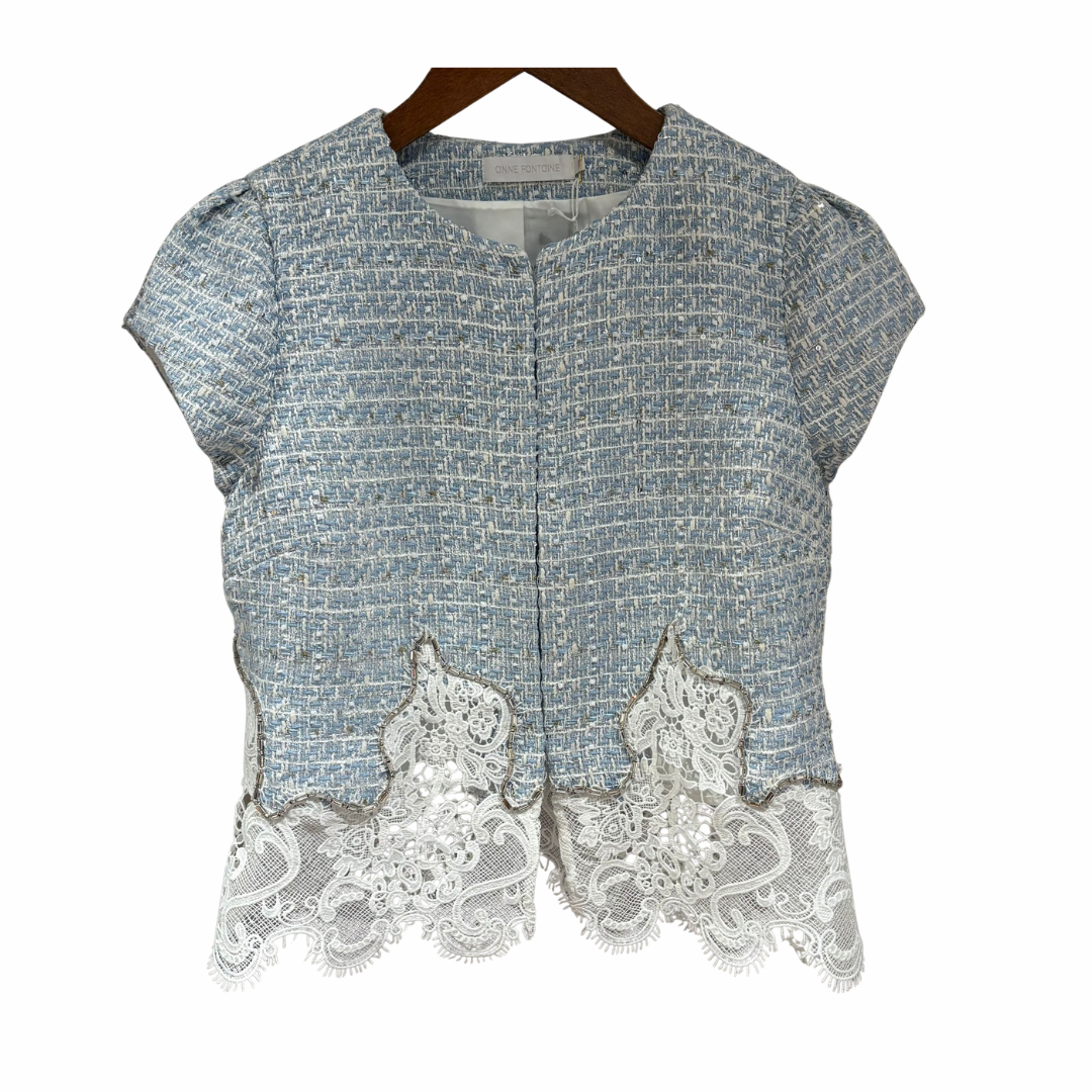 1AF0323-153 [ANNE FONTAINE] Vest Riviera #P26F374518 (EU)