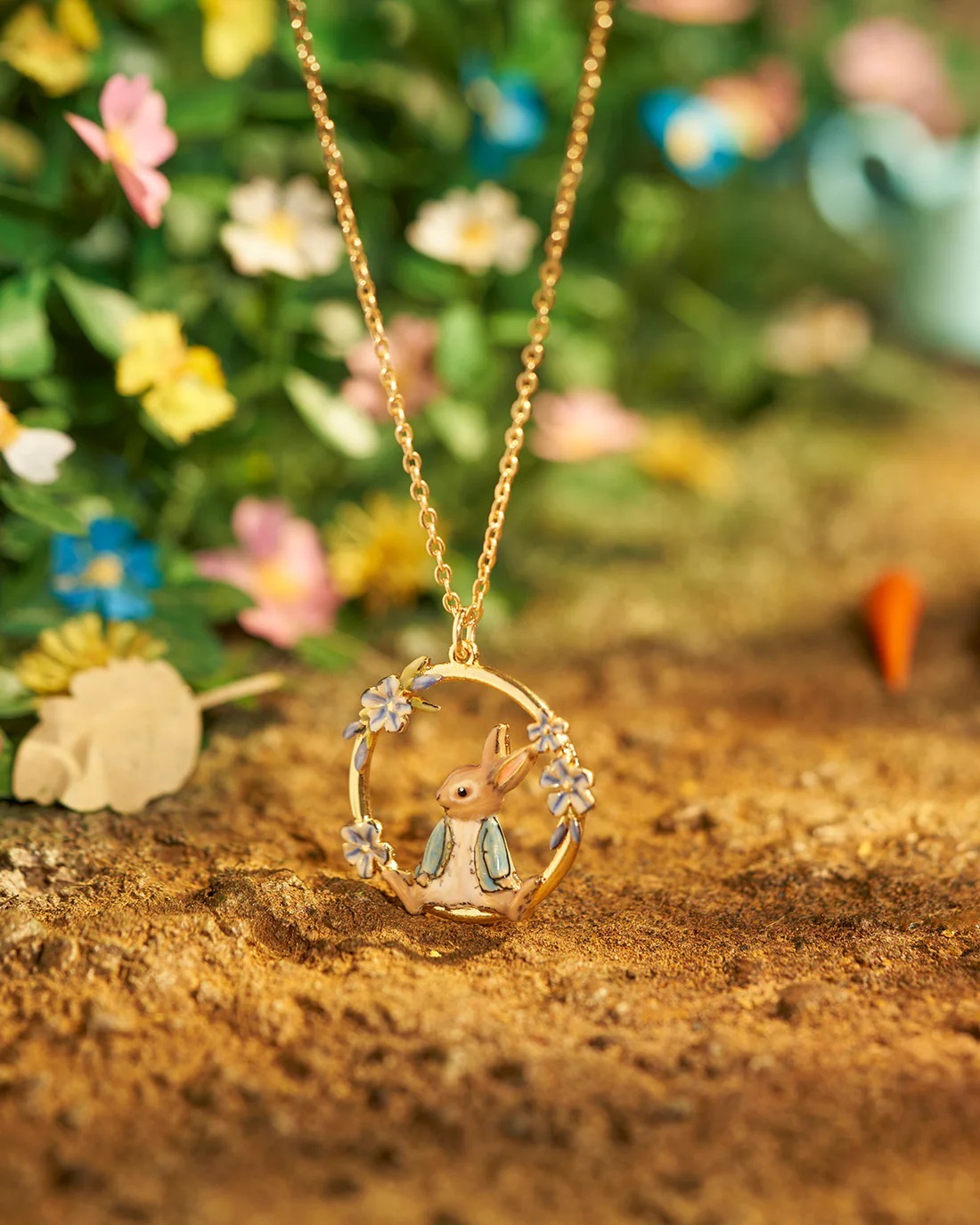 英國代購-Fable England x Peter Rabbit Forget Me Not Necklace