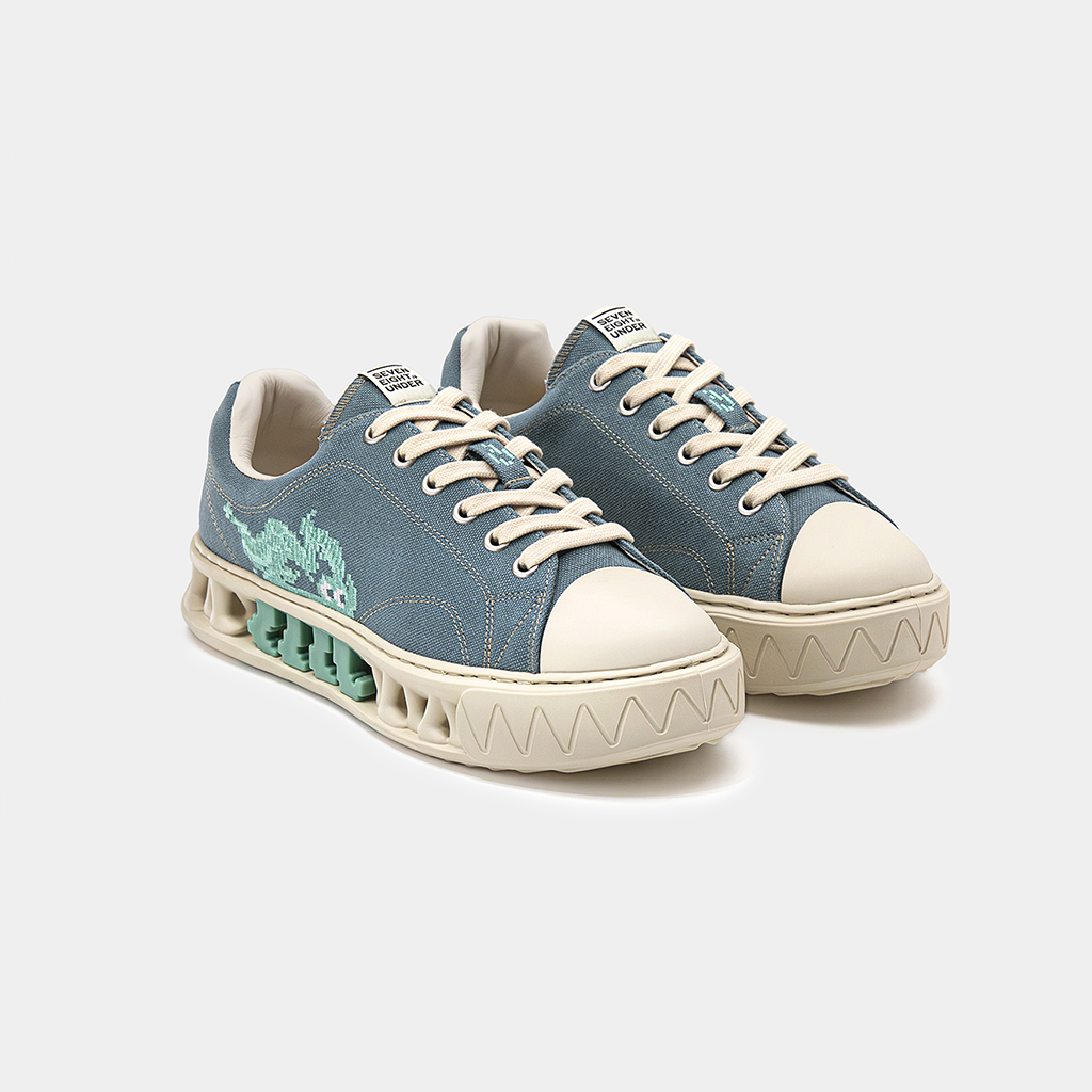 XC154 SEVEN EIGHT UNDER M-4 GRAPHIC LOW TOP 印花低筒鞋