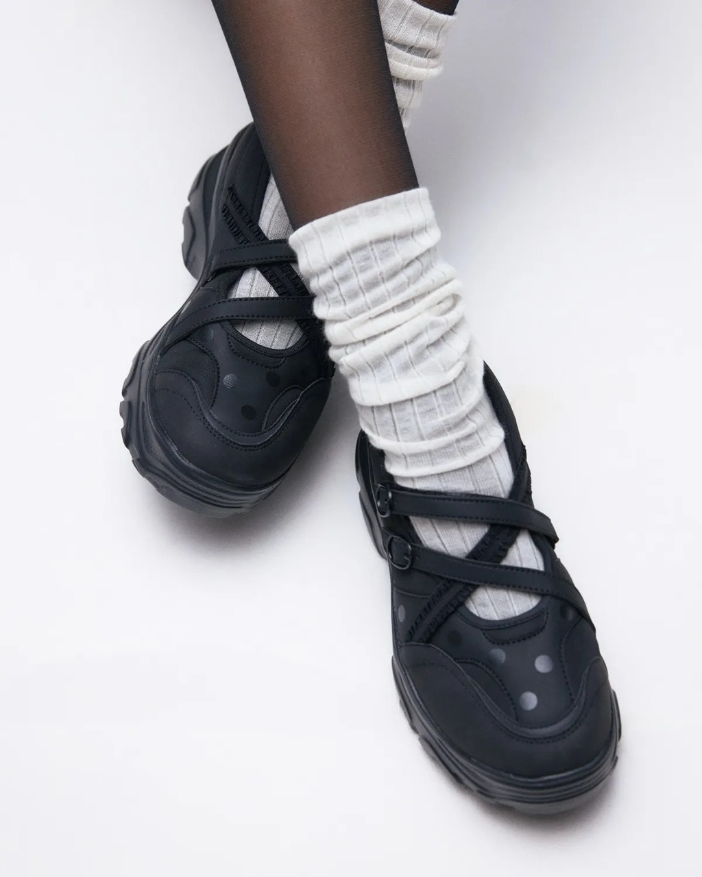 🇰🇷 OTZ DAY DOT EDITION LOMITA PLATFORM BANDING MARY JANE 波點 瑪莉珍鞋 瑪麗珍 運動涼鞋 厚底 增高 / 預購