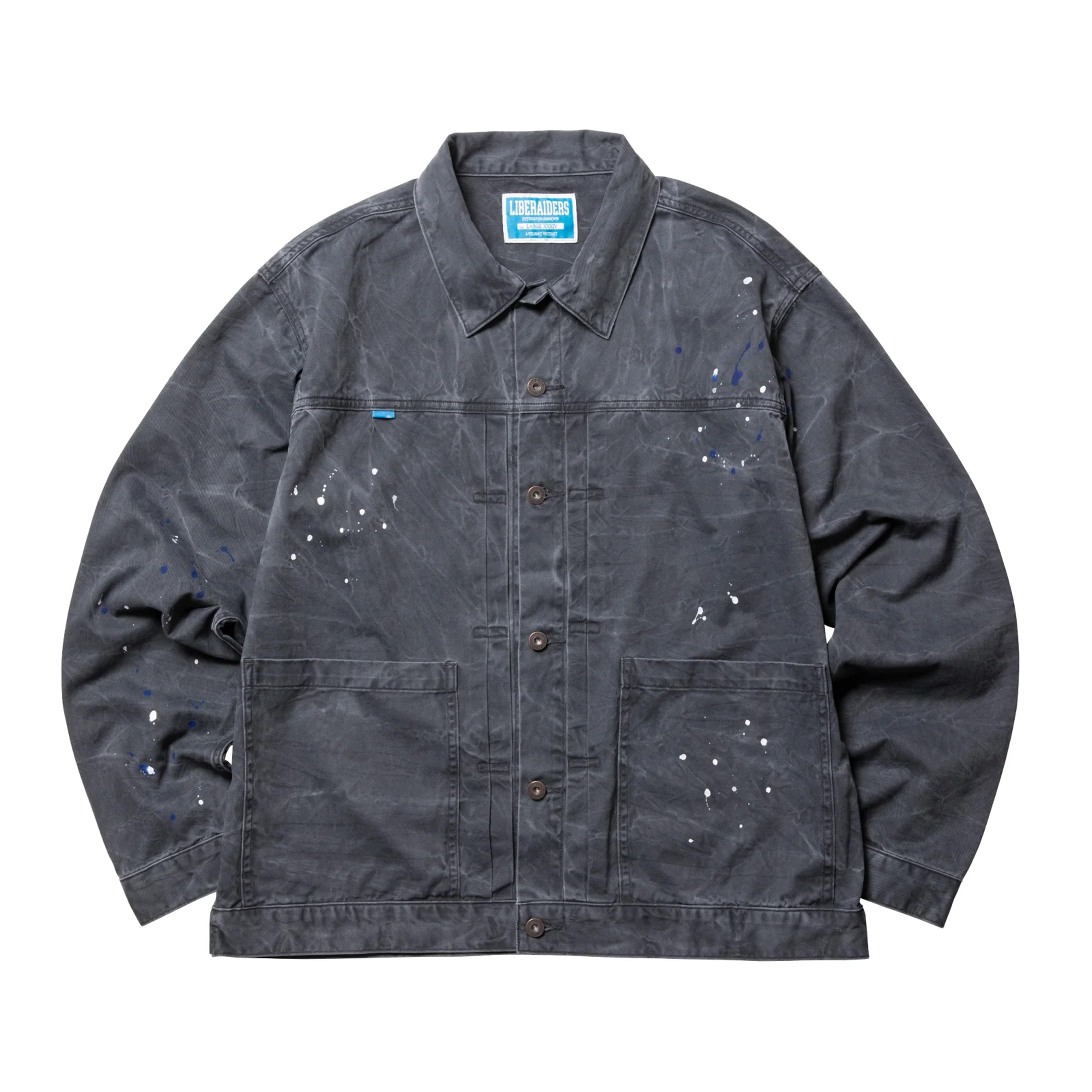 LIBERAIDERS 26SS GARMENT DYED TRUCKER JACKET