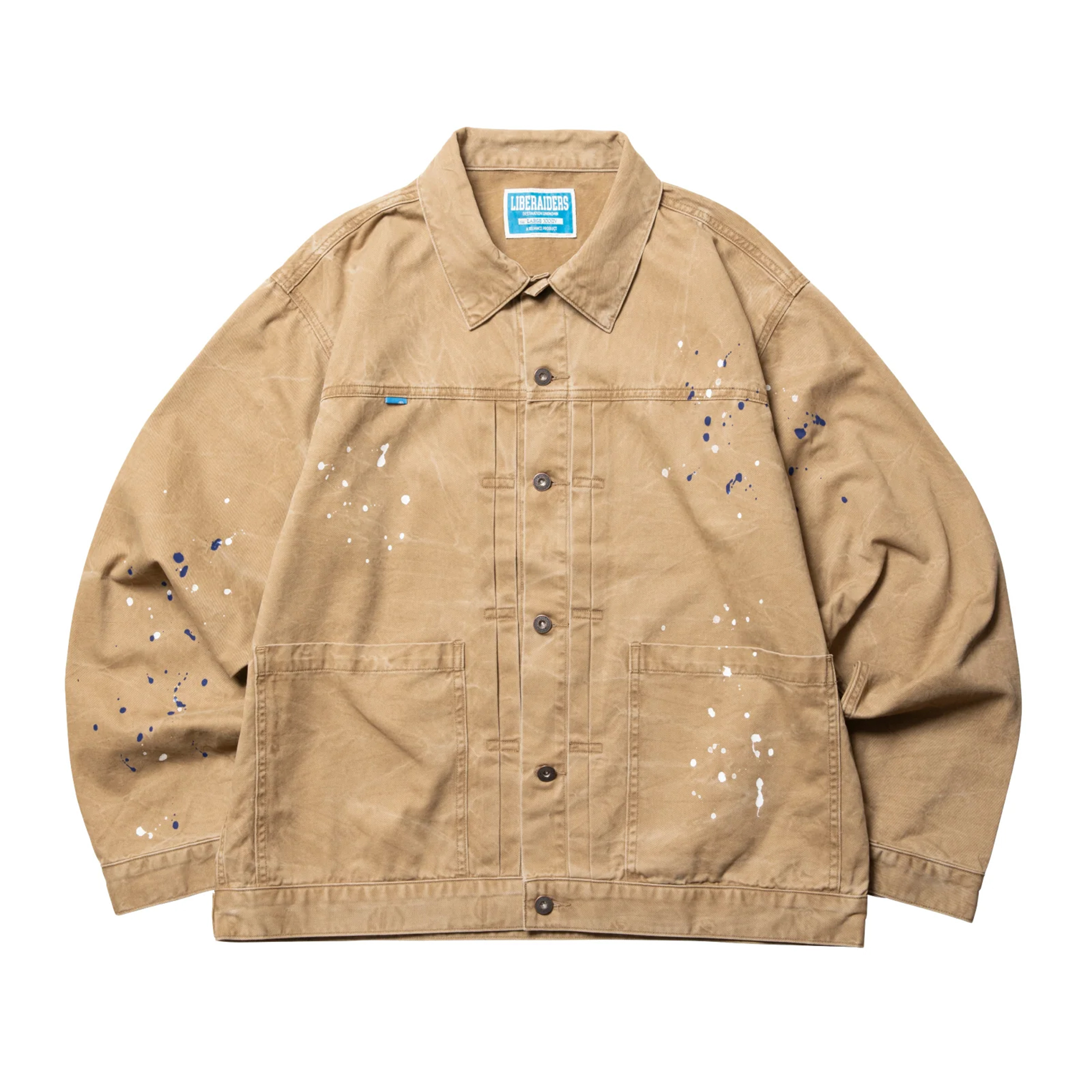 LIBERAIDERS 26SS GARMENT DYED TRUCKER JACKET