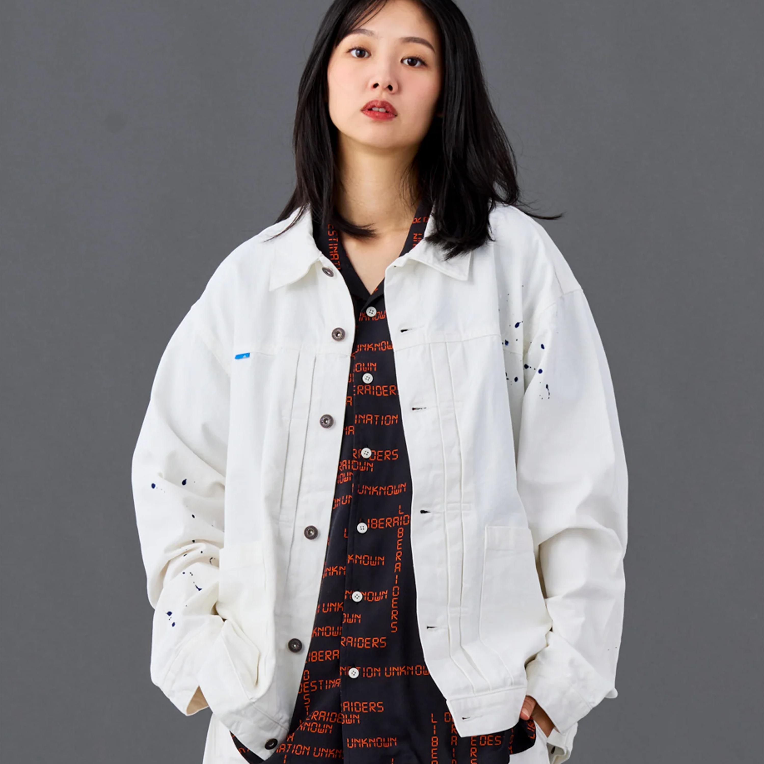 LIBERAIDERS 26SS GARMENT DYED TRUCKER JACKET