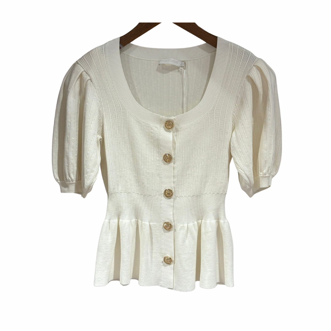 1AF0323-156 [ANNE FONTAINE] Top White #P26F317119 (EU)