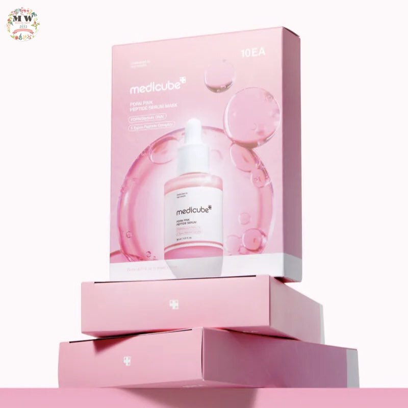 Medicube PDRN粉紅胜肽膠原安瓶面膜 10片