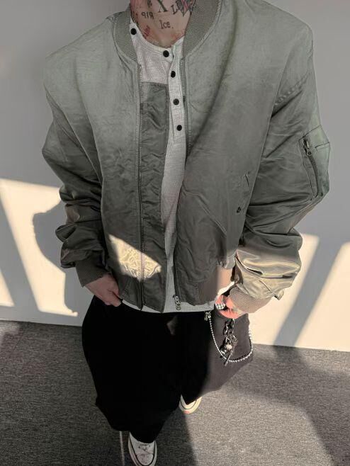 漸變拉鍊外套 Hestory-120JK