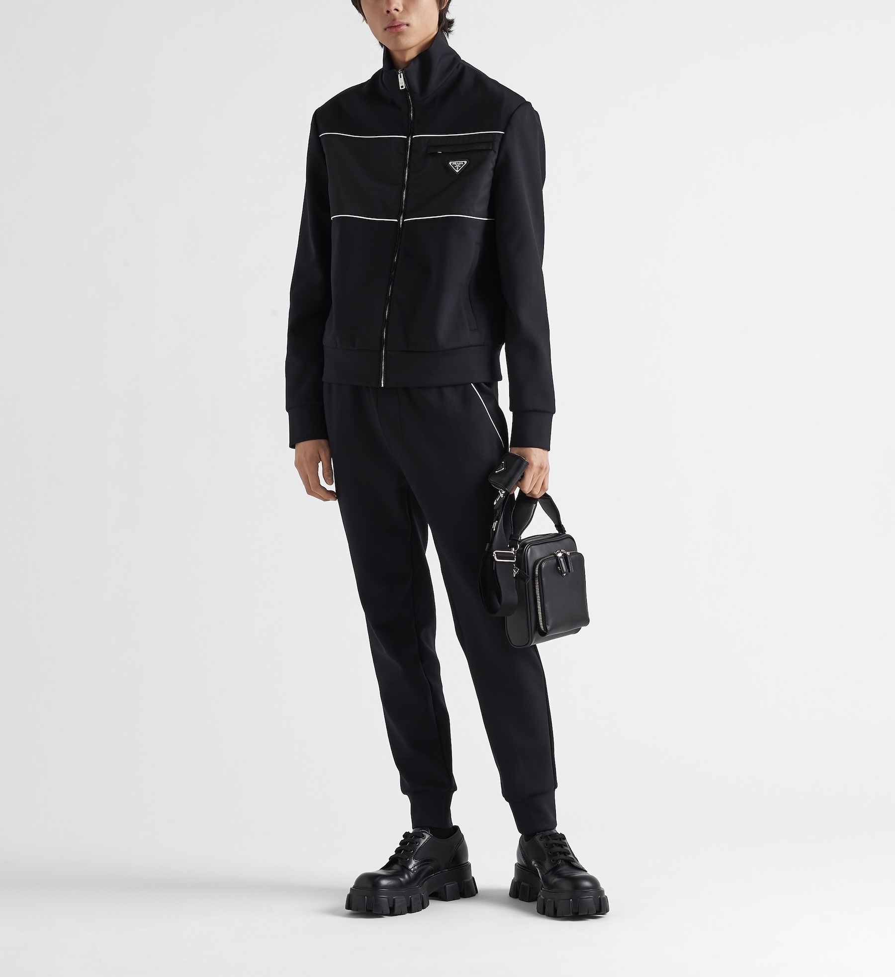 Prada sweatshirt with re-nylon details