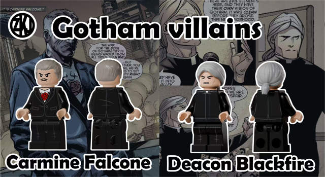 【Preorder】【ZKJ.Brick】Carmine Falcone & Deacon Blackfire