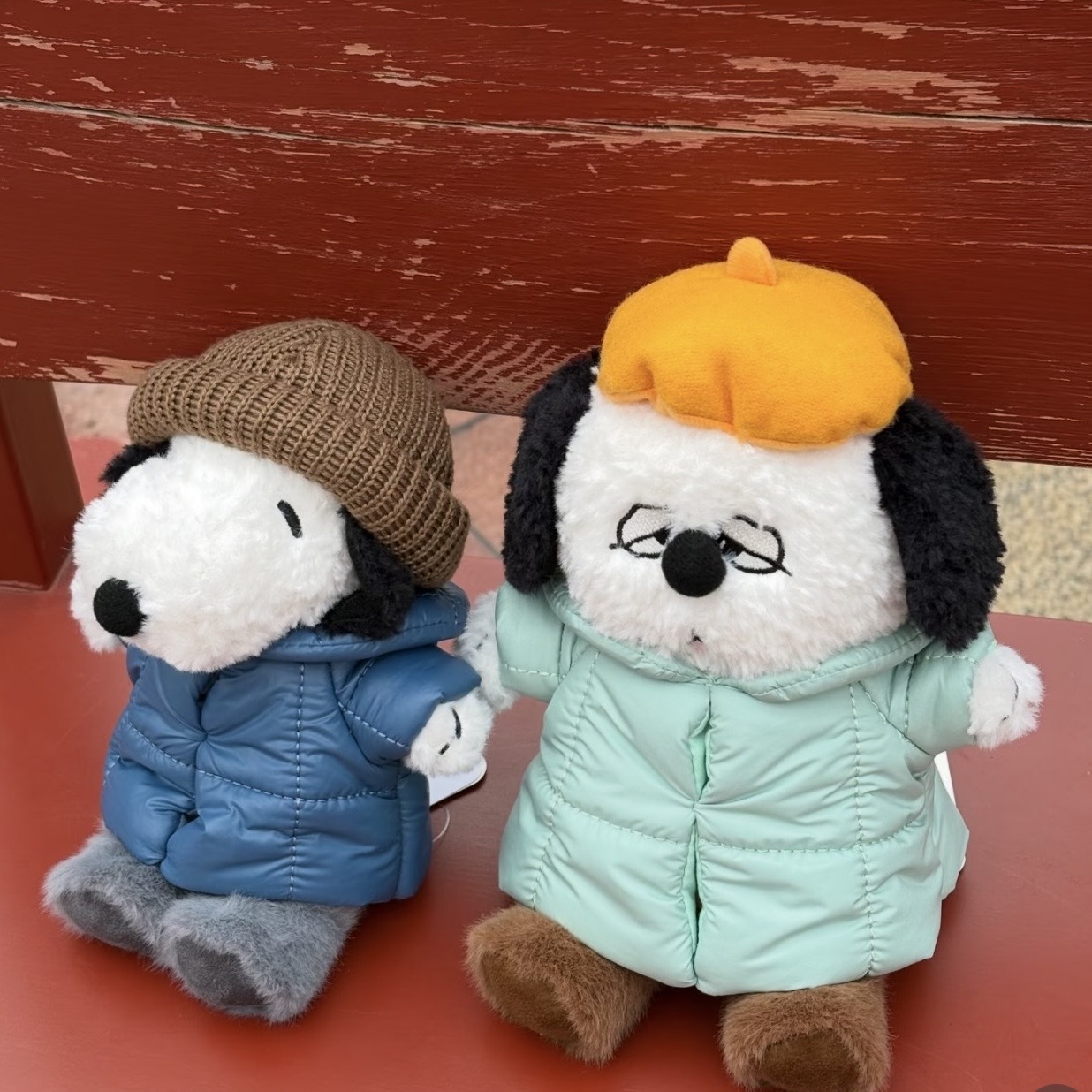 PEANUTS 史努比 冬日絨裝 玩偶 公仔 羽絨服造型 奧拉夫 SNOOPY OLAF