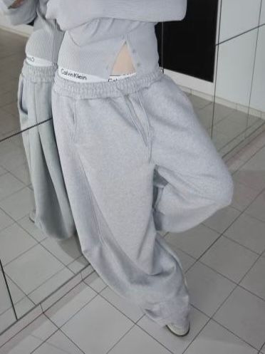 淨色可束腳運動褲 Hestory-123P