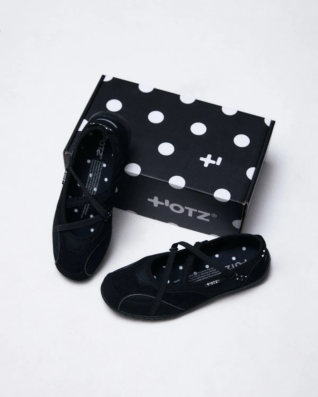 🇰🇷 OTZ DAY DOT EDITION ROMARY SUEDE BANDING 波點 運動涼鞋 平底鞋 綁帶 / 預購
